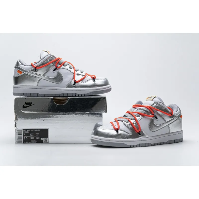 Pkgod Nike SB Dunk Low Silver White
