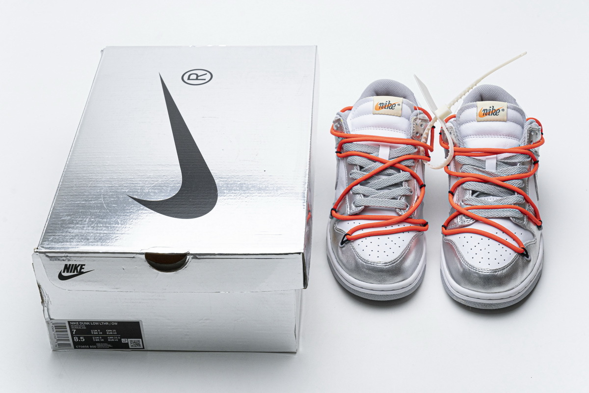     Nike SB Dunk Low Silver White