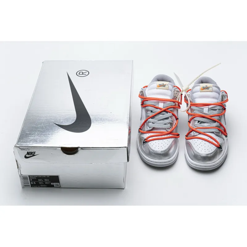 Pkgod Nike SB Dunk Low Silver White