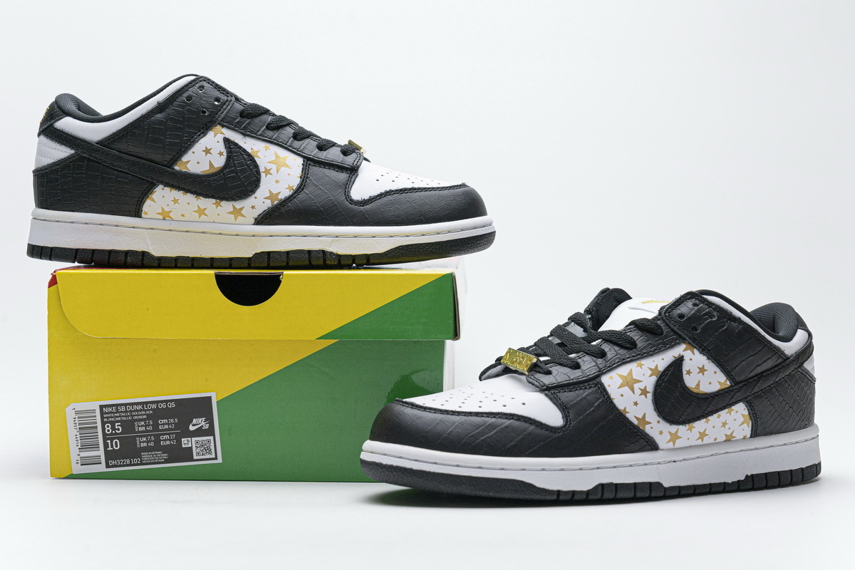   Pkgod Nike SB Dunk Low Supr Black Stars