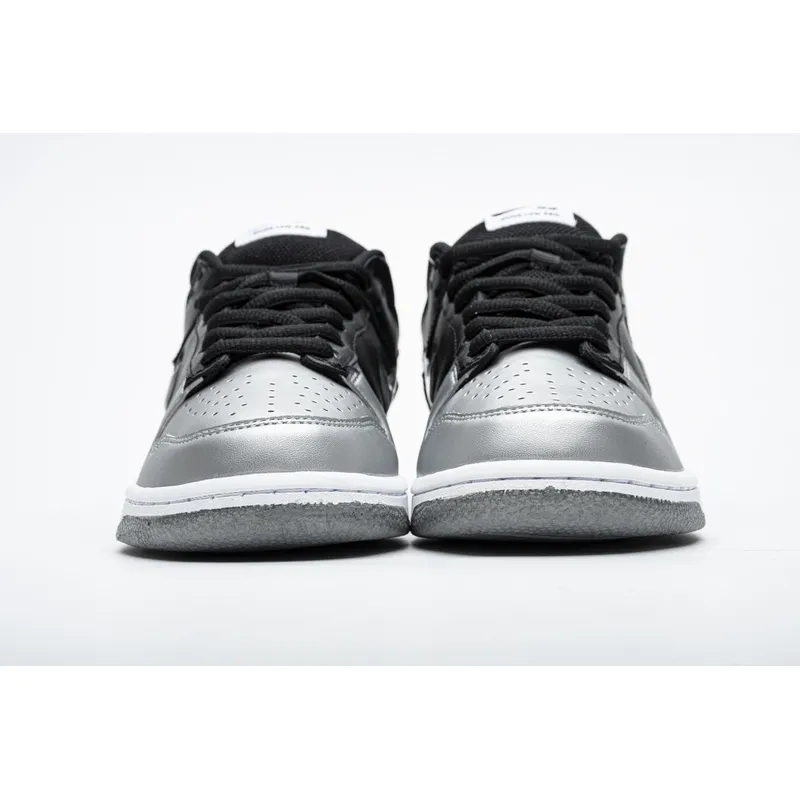 Pkgod Nike SB Dunk Low Supr Metallic Silver