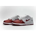 Pkgod Nike SB Dunk Low Supreme White Red 