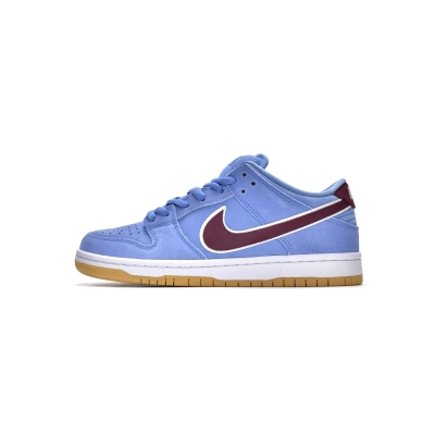 Pkgod Nike SB Dunk Low Valour Blue Team Maroon 01