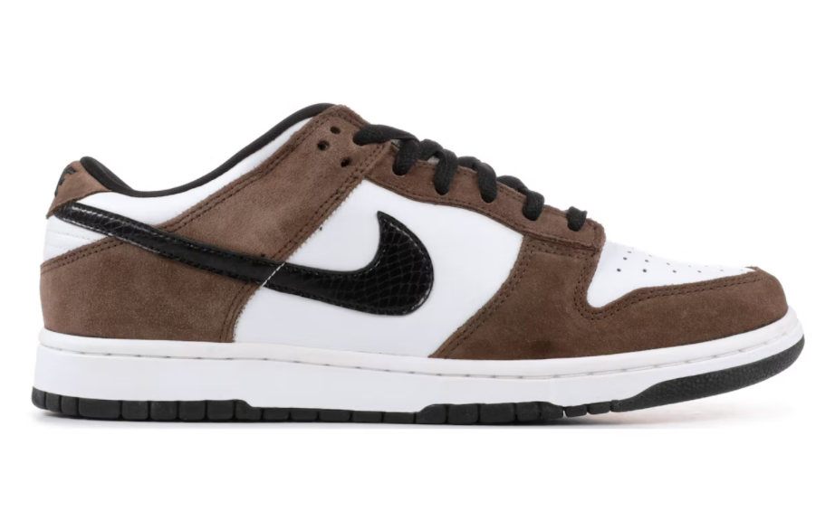     Nike SB Dunk Low White Black Trail End Brown