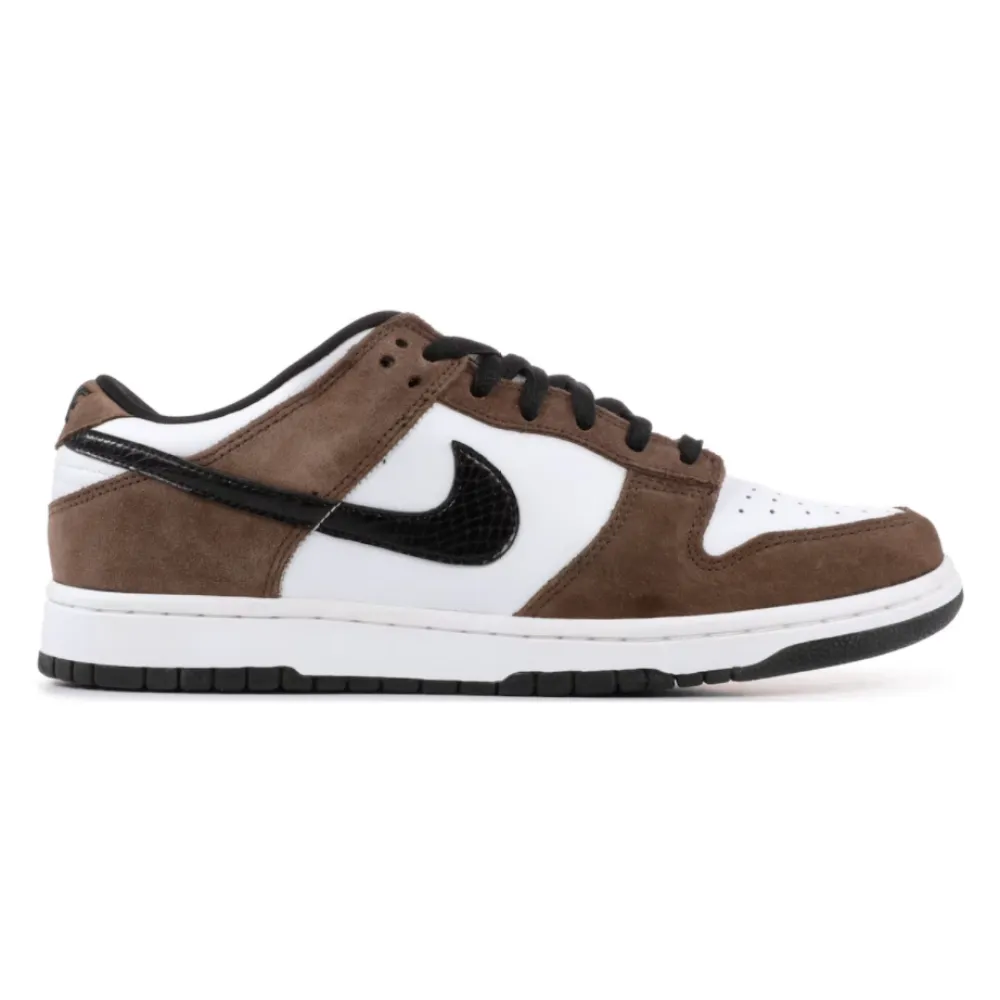 Pkgod Nike SB Dunk Low White Black Trail End Brown