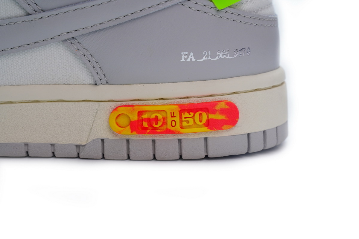 Pkgod OFF WHITE x Nike Dunk SB Low The 50 NO.10