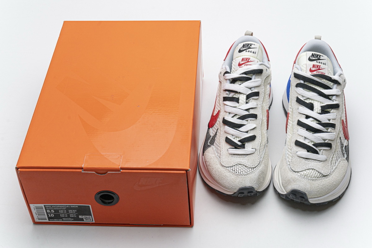 Pkgod Sacai x Nike Pegasua Vaporfly Villain Grey Blue Red