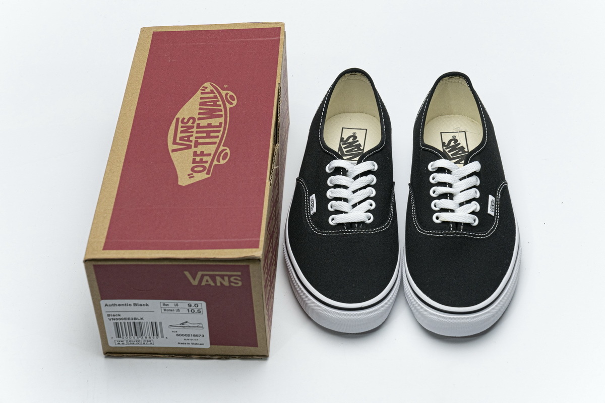 Pkgod Vans Authentic Black White