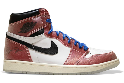 XP Factory Sneakers & Air Jordan 1 Retro High Trophy Room Chicago (With Blue Laces) 555088-134