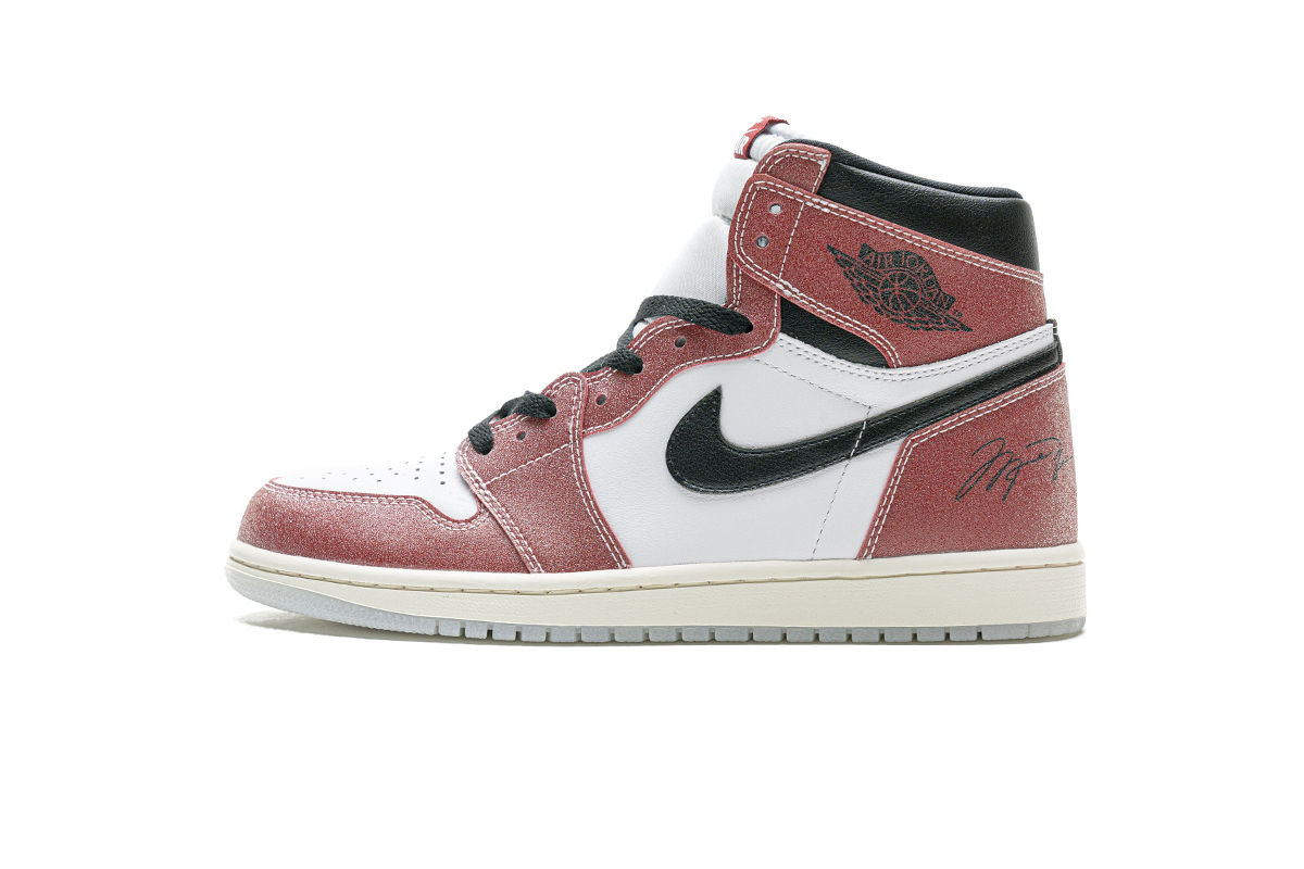 XP Factory Sneakers & Air Jordan 1 Retro High Trophy Room Chicago (With Blue Laces) 555088-134