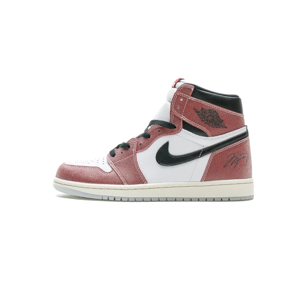 XP Factory Sneakers & Air Jordan 1 Retro High Trophy Room Chicago (With Blue Laces) 555088-134