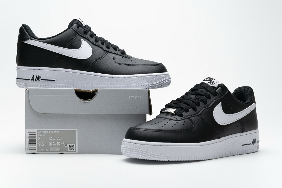 XP Factory Sneakers & Nike Air Force 1 Low '07 Black  CJ0952-001 