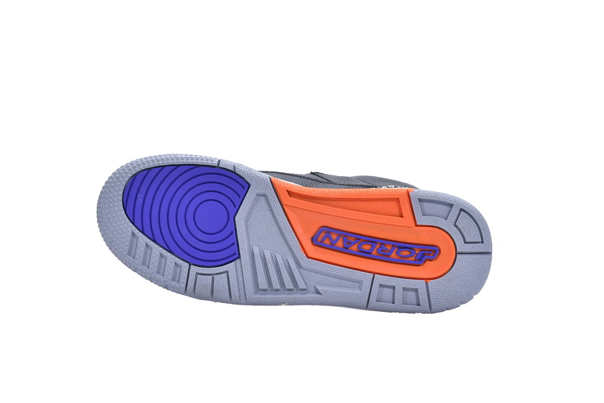 XP Factory Sneakers &Jordan 3 Retro Black Court Purple CT8532-050​