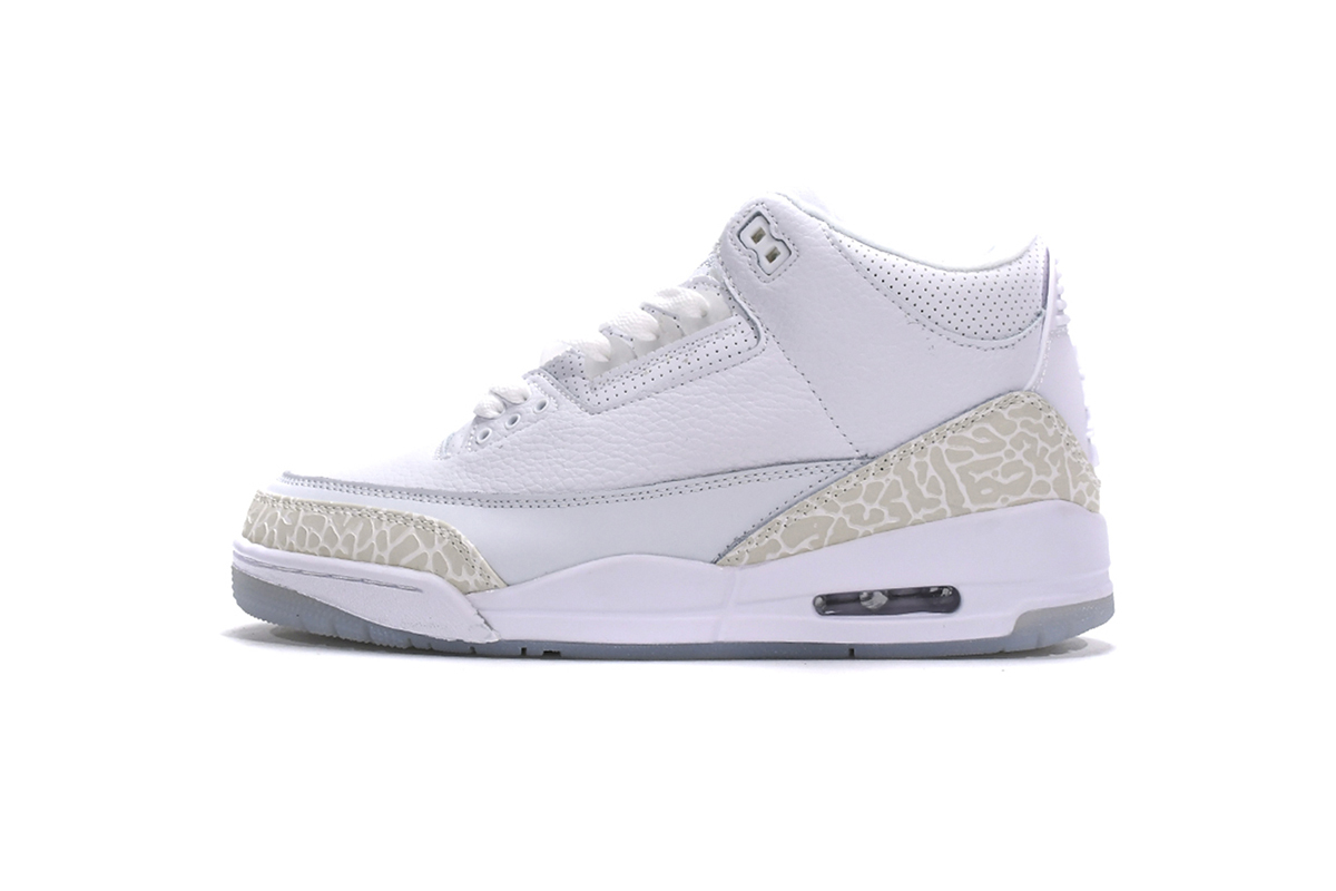 XP Factory Sneakers &Jordan 3 Retro Pure White (2018)136064-111