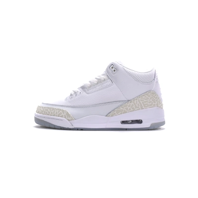 XP Factory Sneakers &Jordan 3 Retro Pure White (2018)136064-111 01
