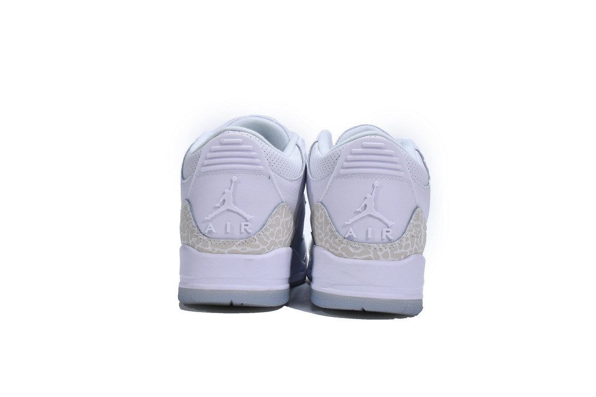 XP Factory Sneakers &Jordan 3 Retro Pure White (2018)136064-111