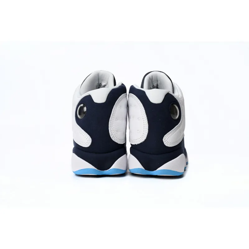 Pkgod Air Jordan 13 Retro Obsidian Powder Blue White