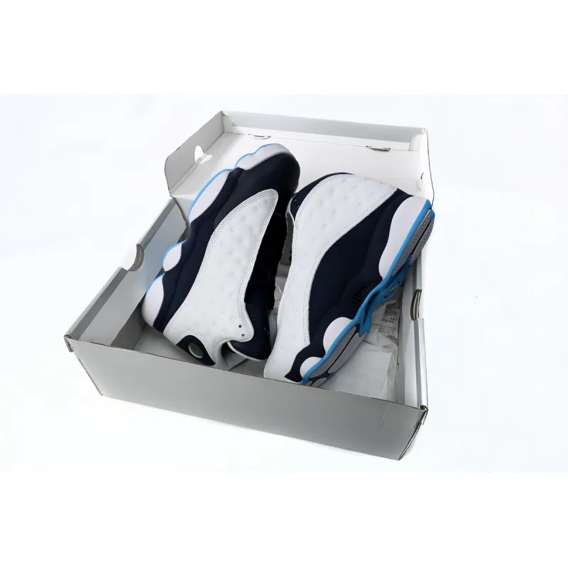 Pkgod Air Jordan 13 Retro Obsidian Powder Blue White