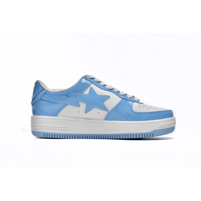 Pkgod Bape Sk8 Sta Low White Blue 02
