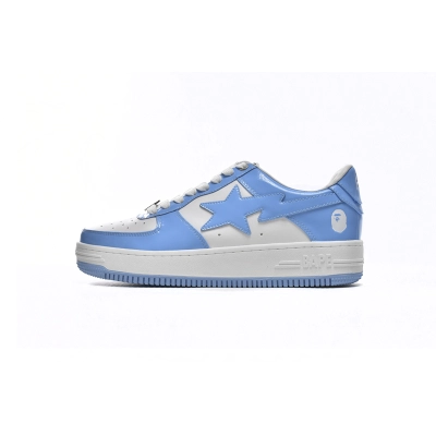 Pkgod Bape Sk8 Sta Low White Blue 01