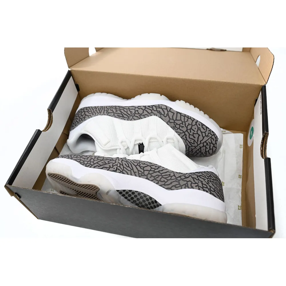 Pkgod Air Jordan 11 Retro Low Cement Grey