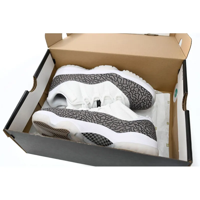 Pkgod Air Jordan 11 Retro Low Cement Grey