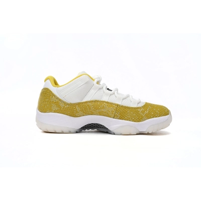    Pkgod Air Jordan 11 Retro Low Tour Yellow Snakeskin  02