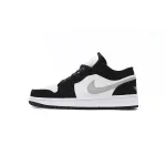 Pkgod Air Jordan 1 Low Black And White Gray