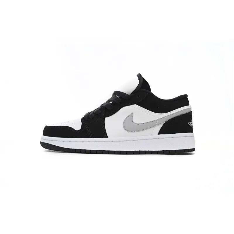 Pkgod Air Jordan 1 Low Black And White Gray