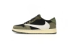 Pkgod Travis Scott x Air Jordan 1 Low Green Barb