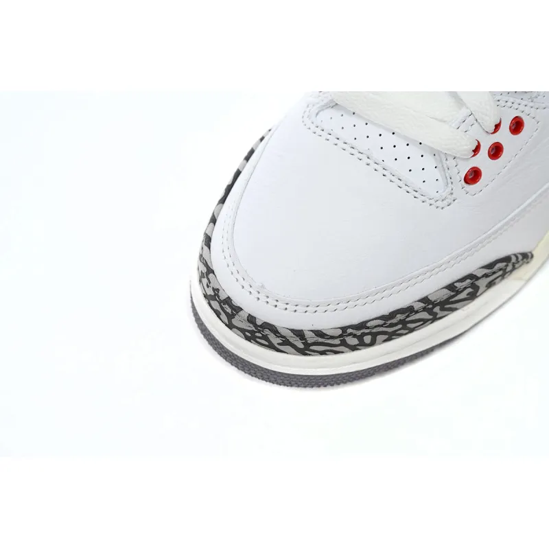 Pkgod Air Jordan 3 Retro White Cement Reimagined