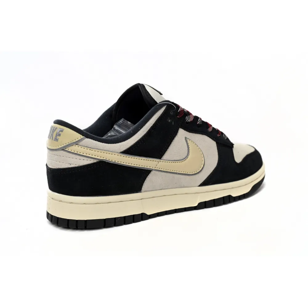 Pkgod Nike Dunk Low LX Black Suede Team Gold