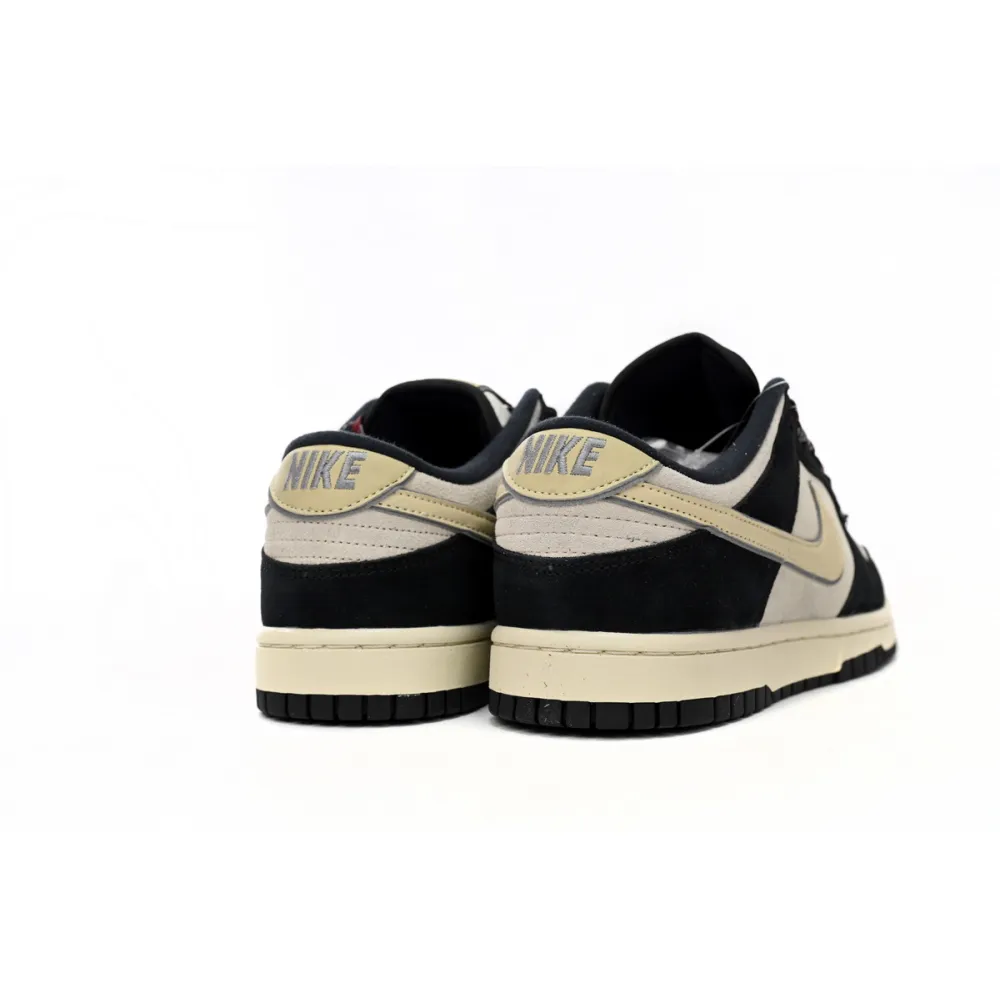 Pkgod Nike Dunk Low LX Black Suede Team Gold