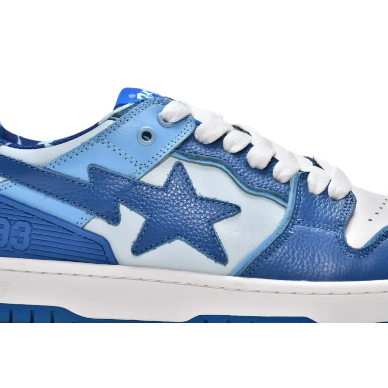 Zafa Wear A Bathing Ape Bape Sta Low Blue 1G70-109-0026