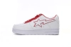    Pkgod A Bathing Ape Bape Sta Patent Leather White Red