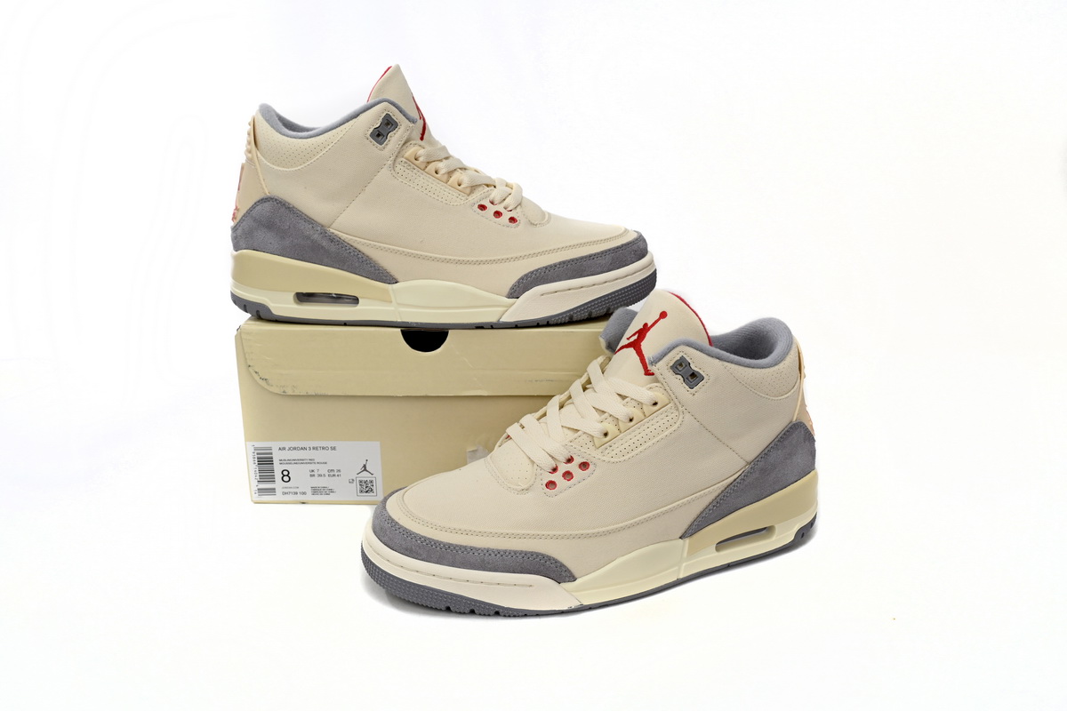 Pkgod Air Jordan 3 Retro Muslin