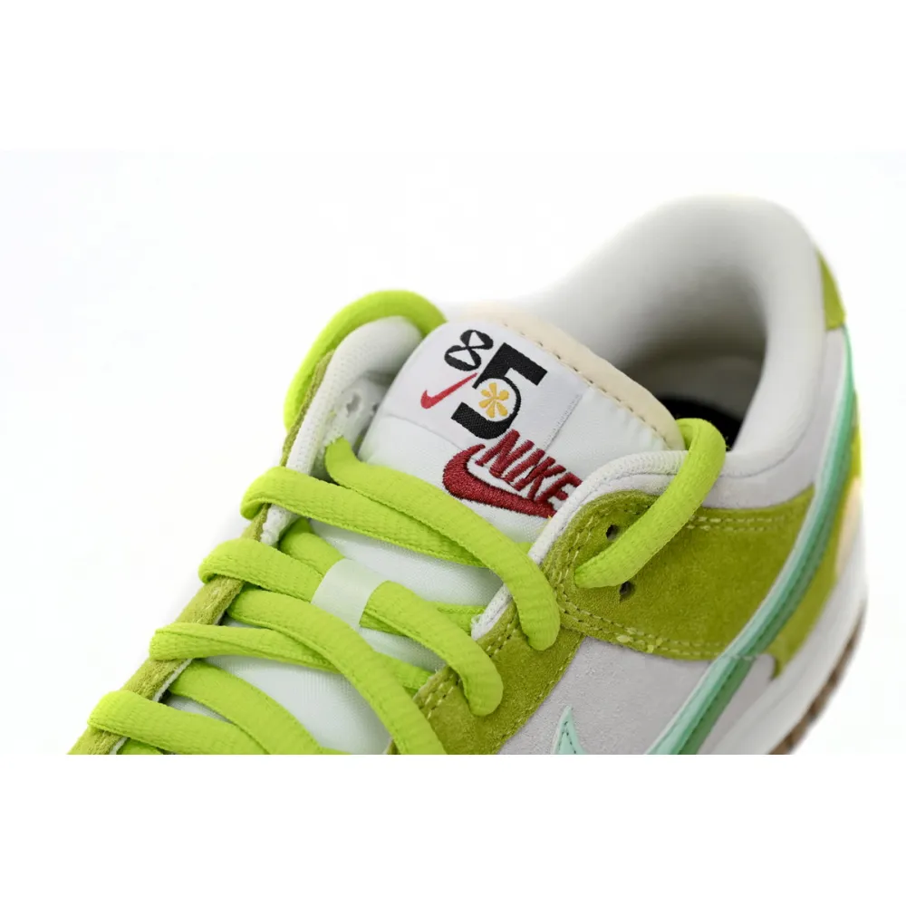 Pkgod Nk SB Dunk Low "85" Gray Green Apple Double Hook