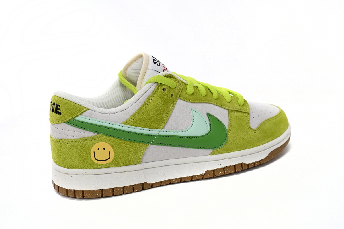     Nk SB Dunk Low "85" Gray Green Apple Double Hook