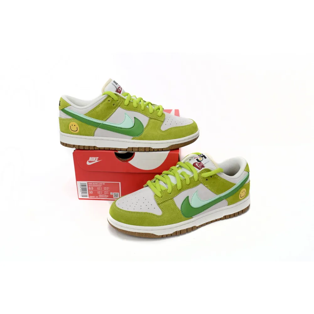 Pkgod Nk SB Dunk Low "85" Gray Green Apple Double Hook