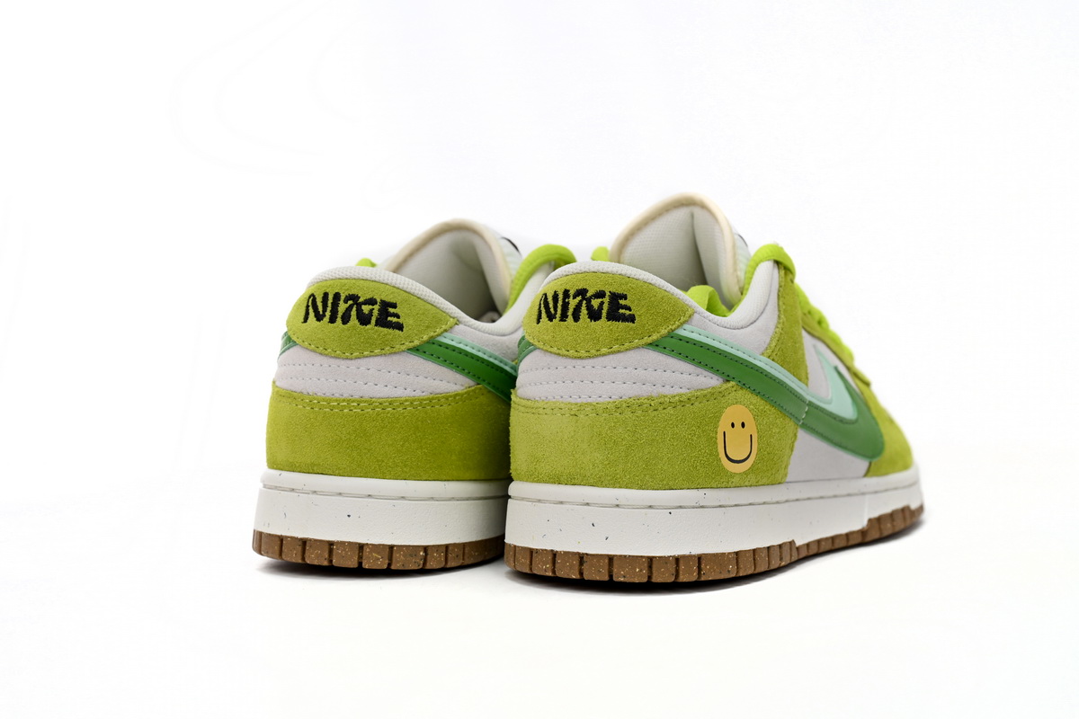     Nk SB Dunk Low "85" Gray Green Apple Double Hook