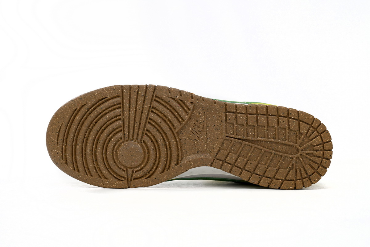     Nk SB Dunk Low "85" Gray Green Apple Double Hook