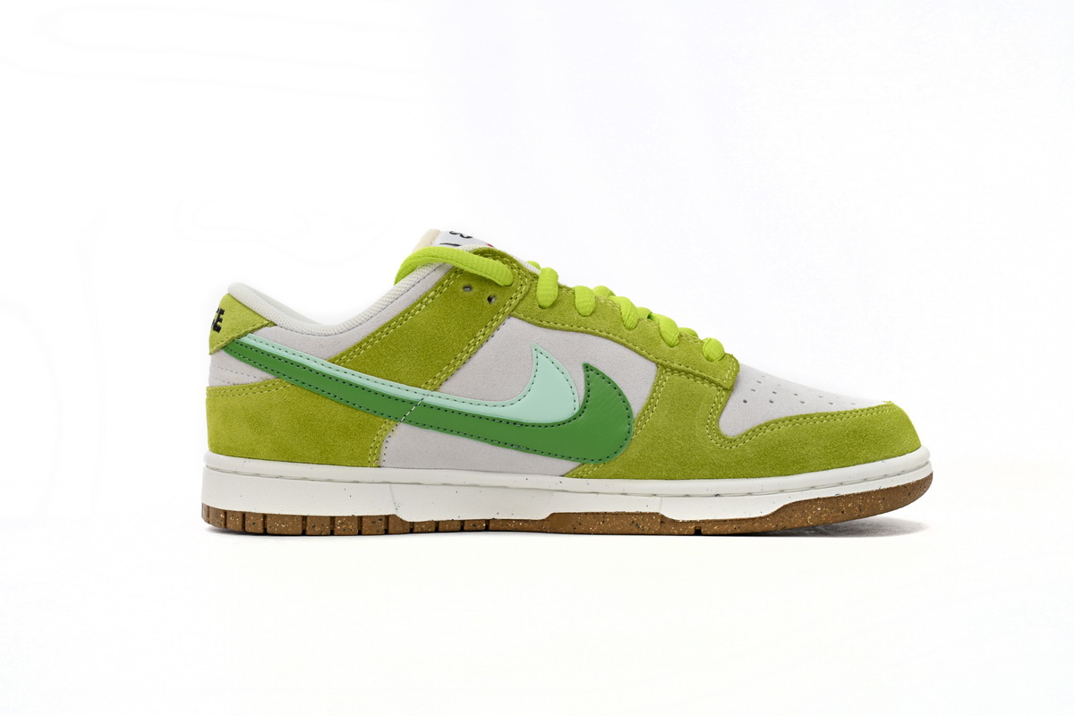     Nk SB Dunk Low "85" Gray Green Apple Double Hook