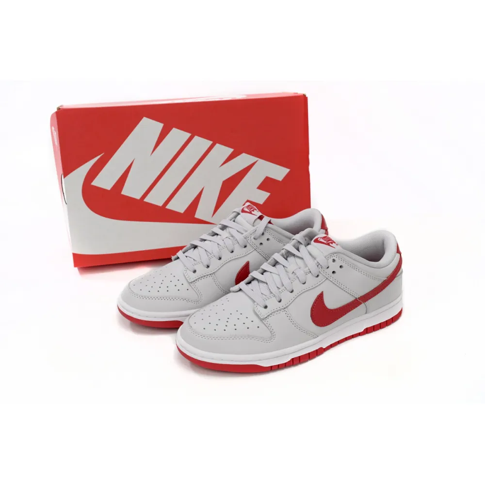 XP Factory Sneakers &Air Nike Dunk Low Vast Grey Varsity Red FJ0832-011