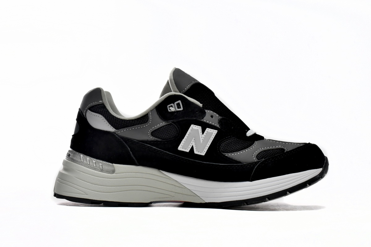 Pkgod New Balance 992 Black Grey Suede
