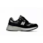 Pkgod New Balance 992 Black Grey Suede