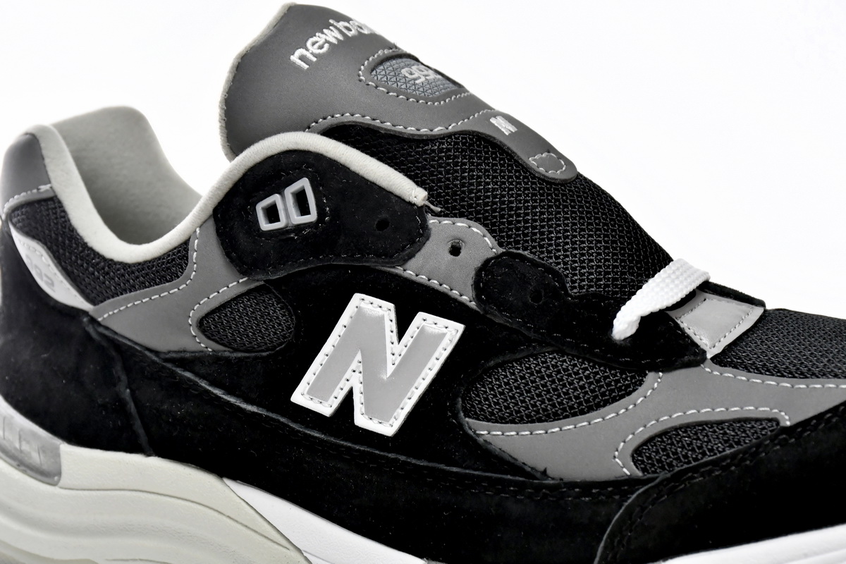 Pkgod New Balance 992 Black Grey Suede