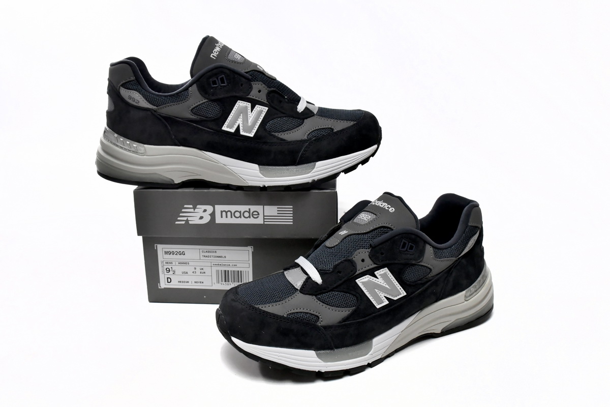Pkgod New Balance 992 Navy Grey