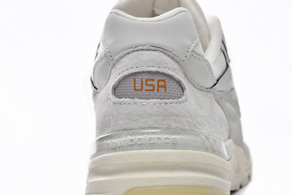 Pkgod New Balance 992 White Silver (2021)