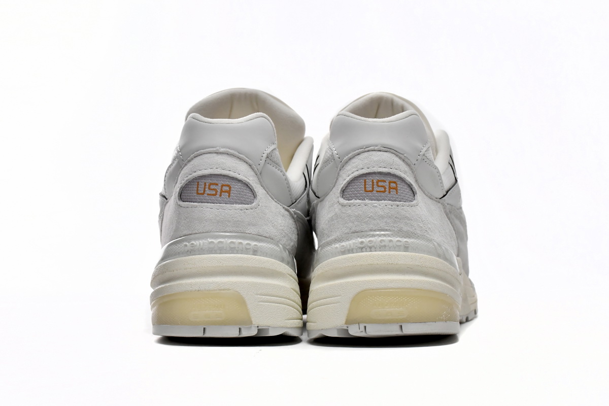 Pkgod New Balance 992 White Silver (2021)