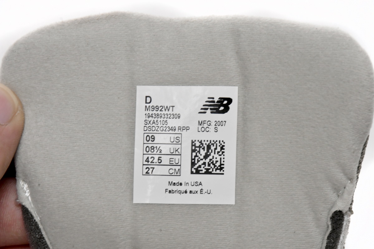     New Balance 992 WTAPS